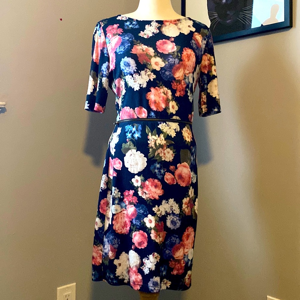 Forever 21 Floral Dress with Zipper detail